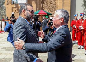 جالالة الملك محمد السادس و الملك عبد الله الثاني