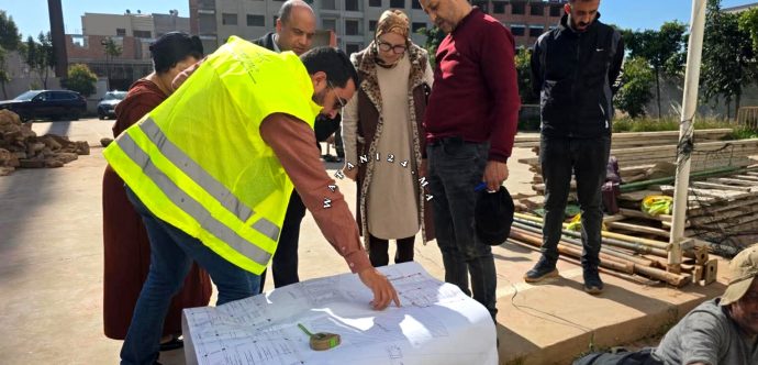 المحمدية… زيارة ميدانية لتتبع أشغال توسعة ثانوية ابن حزم بالشلالات
