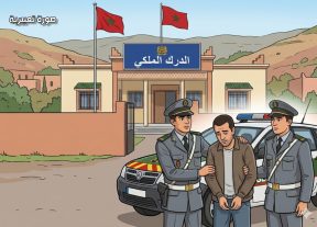حصري…تنسيق بين درك سيدي موسى بنعلي ودرك الشلالات يطيح بمشتبه فيه في سرقات الأغنام